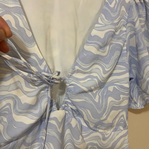 Abercrombie & Fitch Poplin square neck corset top size small - Picture 6 of 7